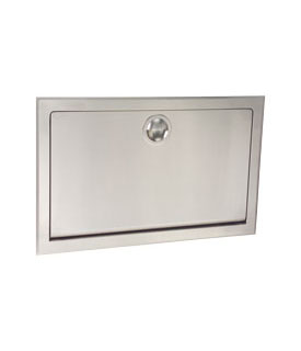 Horizontal, Recessed Mounted Baby Changing Station